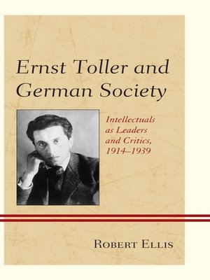 cover image of Ernst Toller and German Society